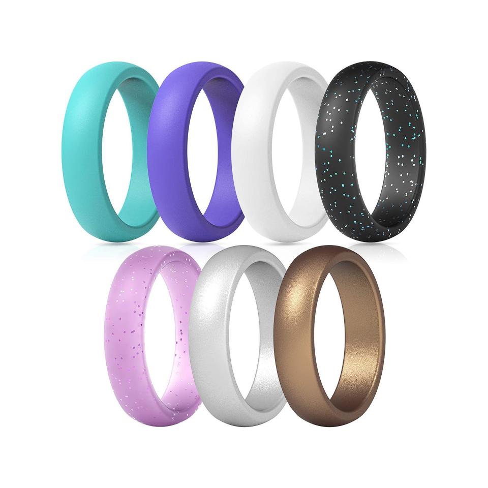 2) Silicone Wedding Bands