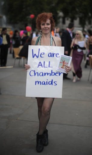 Slut Walk was first held in Toronto earlier this year after a police officer caused outrage by stating that "women should avoid dressing like sluts in order not to be victimised" during a speech to university students