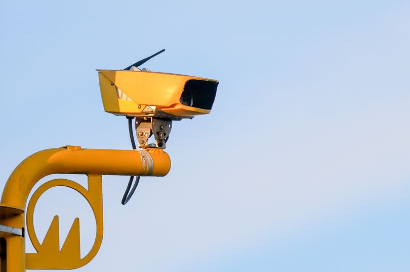 GV of an average speed camera. -Credit:Leicestershire Live/Tristan Potter