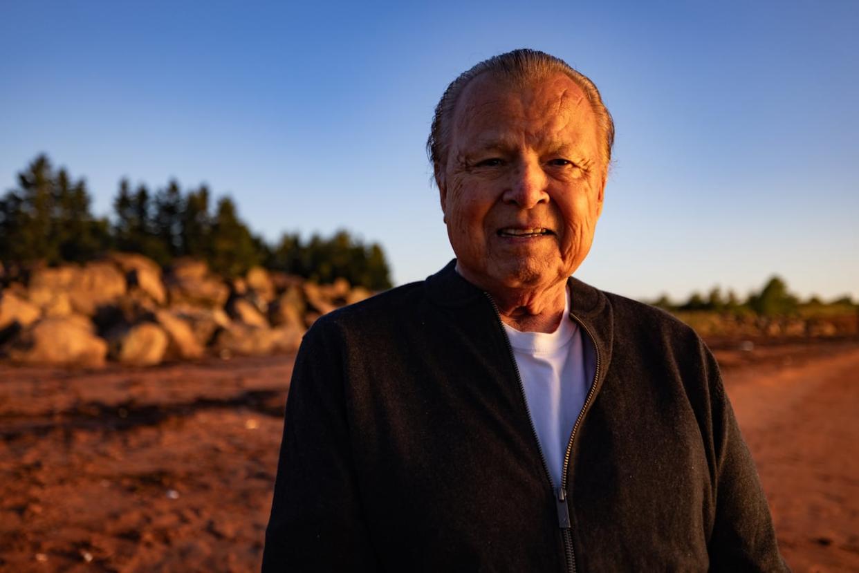 Jim Sark is shown in an undated photo submitted by the Epekwitk Assembly of Councils. The former chief is being remembered as 'a visionary leader whose dedication to advancing the interests of our people was boundless.' (Denis Duquette/Epekwitk Assembly of Councils - image credit)