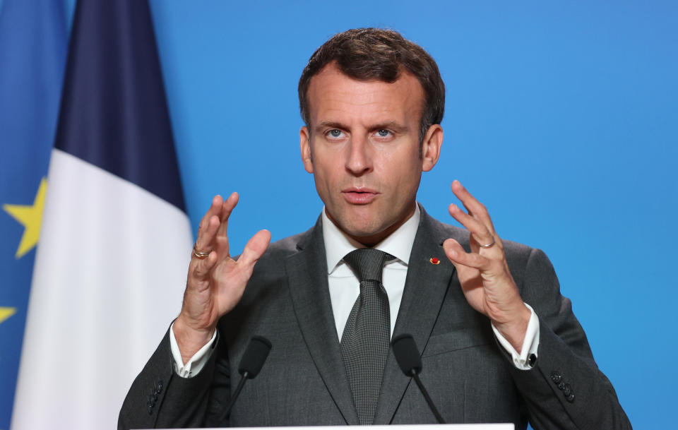 Der französische Präsident Emmanuel Macron. (Bild: Dursun Aydemir/Anadolu Agency via Getty Images)