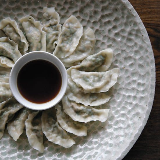 Day 25: Cabbage, Watercress and Pine Nut Dumplings