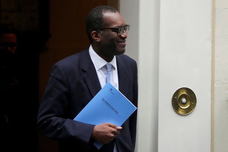 FILE PHOTO: Britain's Chancellor of the Exchequer Kwasi Kwarteng Kwarteng to deliver mini-budget