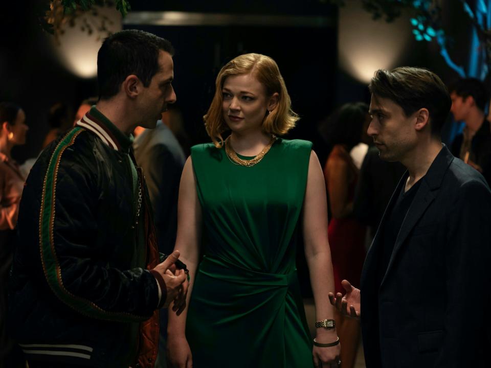 jeremy strong sarah snook kieran culkin succession