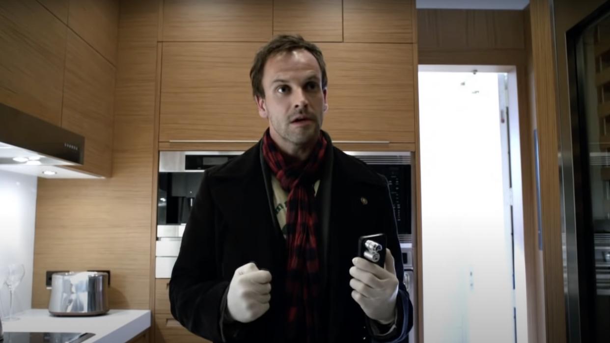  Jonny Lee Miller as Sherlock Holmes in Elementary. 