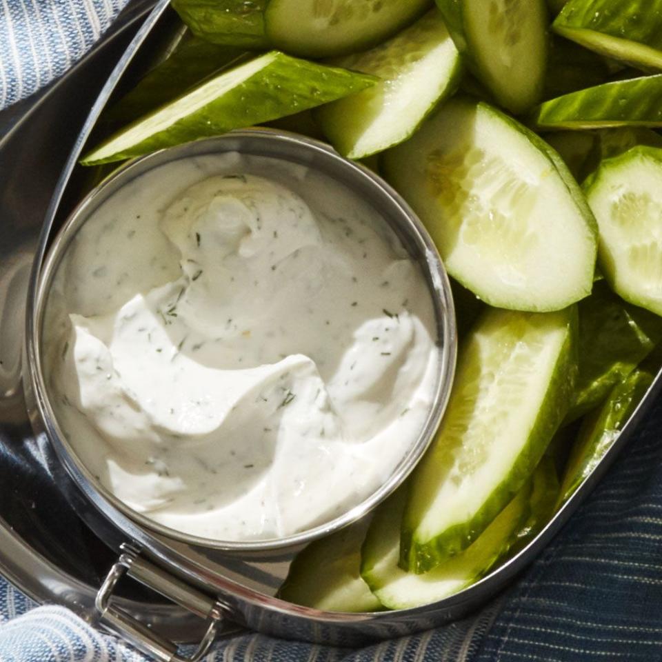 Whipped Feta with Cucumber