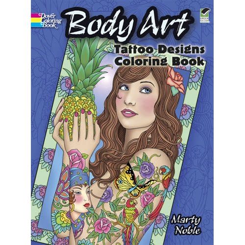 Body Art: Tattoo Designs Coloring Book