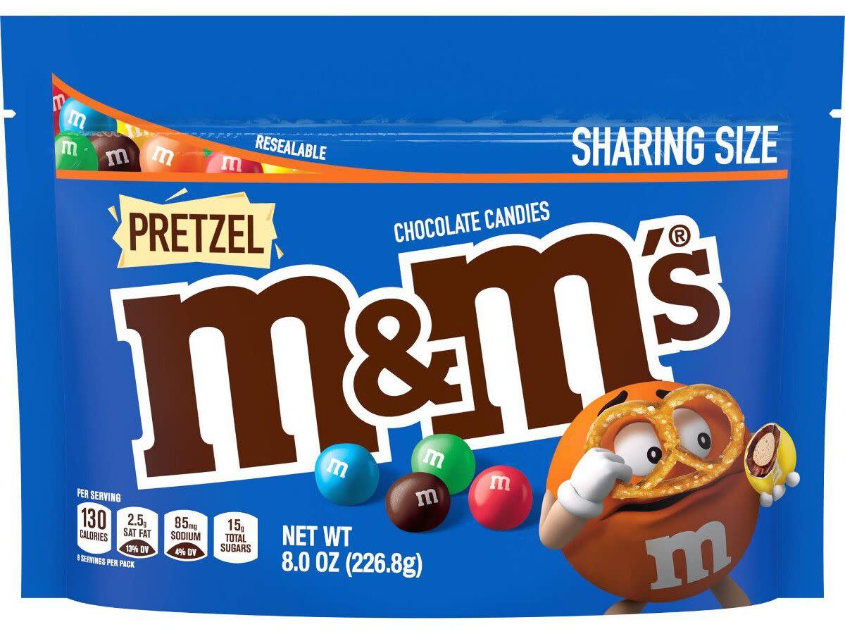 M&M's Pretzel Sharing Size Chocolate Candies, 8oz