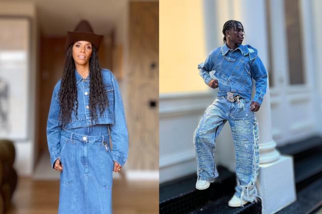 Upcyled Double Denim is Having A Moment