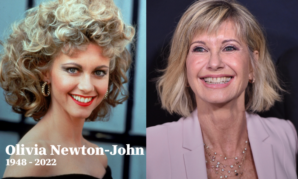 Olivia Newton-John, the Grammy Award-winning singer and actress best known as Sandy in "Grease," died at age 73 after battling breast cancer.
