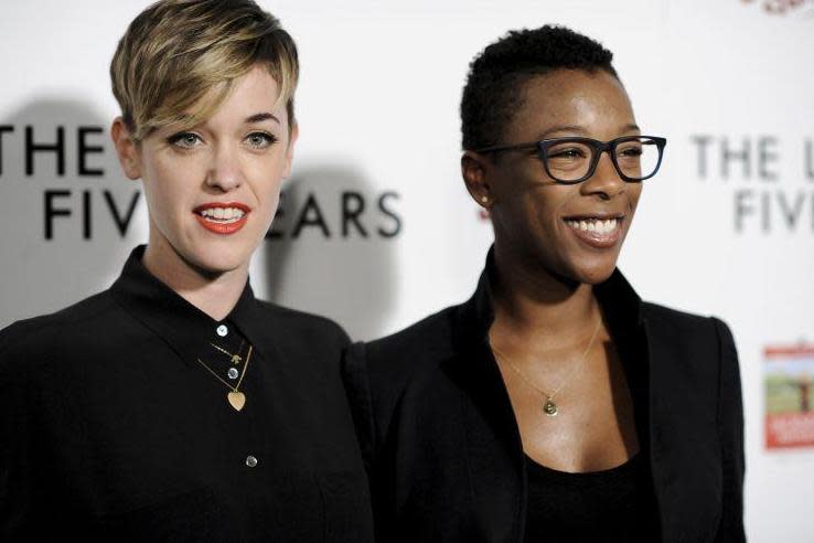 Tied the knot: Lauren Morelli and Samira Wiley's wedding snap went viral: AP