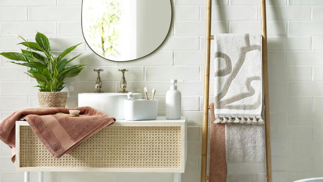 See How a Black and White Bathroom Goes From Bland to Bold