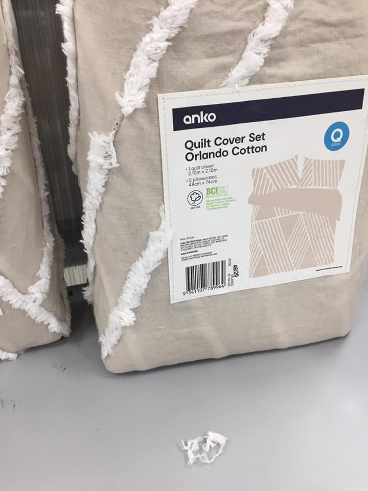 Image of set of Orlando cotton quilt Kmart set