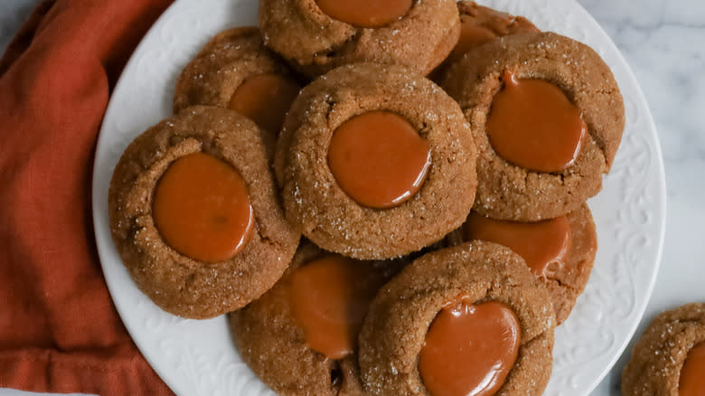 cookies with brown napkin