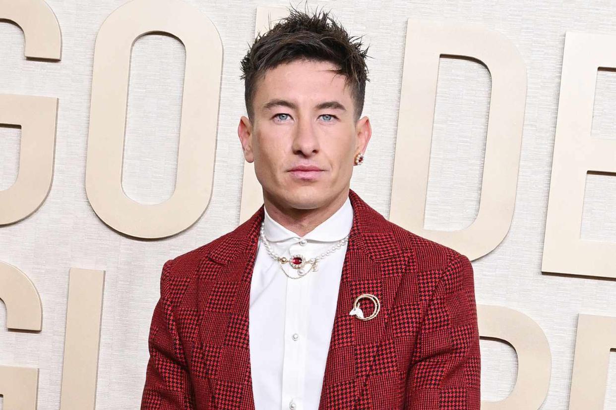 <p>Gilbert Flores/Golden Globes 2024/Golden Globes 2024 via Getty</p> Barry Keoghan