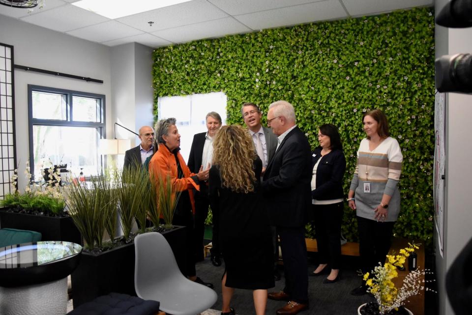 Palm Springs Unified School District's Foundation gathered for the Rancho Mirage High School Wellness Center dedication on Friday, Dec. 15, 2023.