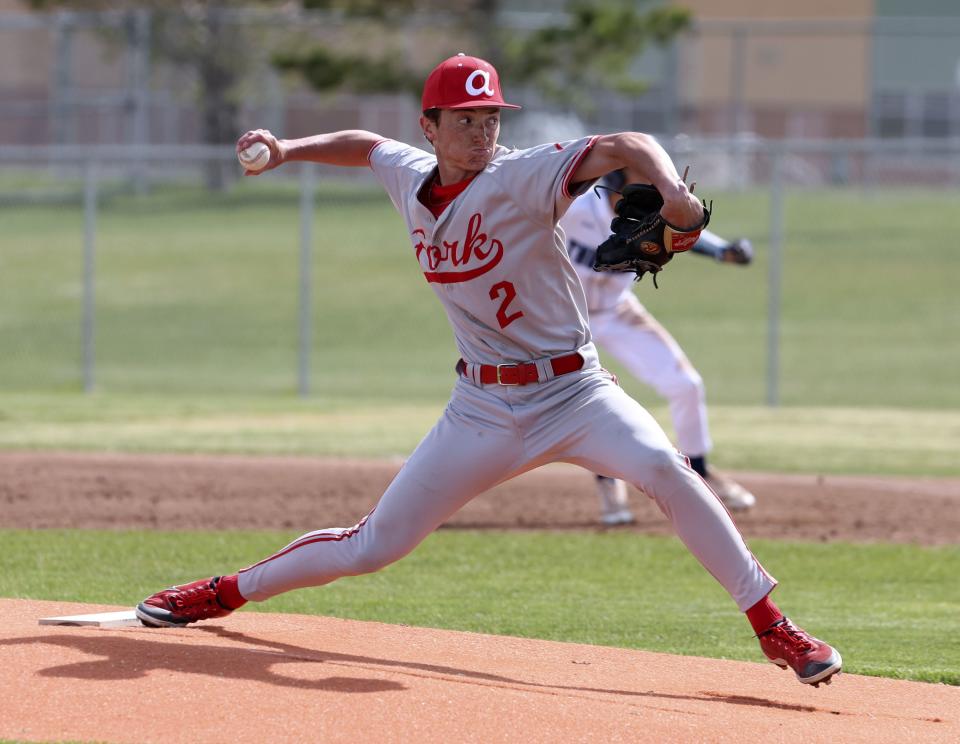 Westlake High School and American Fork High School compete in a baseball game at Westlake High in Saratoga Springs on Thursday, April 27, 2023. | Laura Seitz, Deseret News