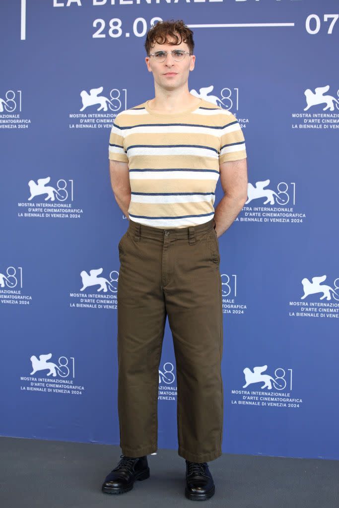 venice, italy august 28 ricky dambrose attends the luigi de laurentiis venice award for a debut film jury photocall during the 81st venice international film festival at on august 28, 2024 in venice, italy photo by daniele venturelliwireimage