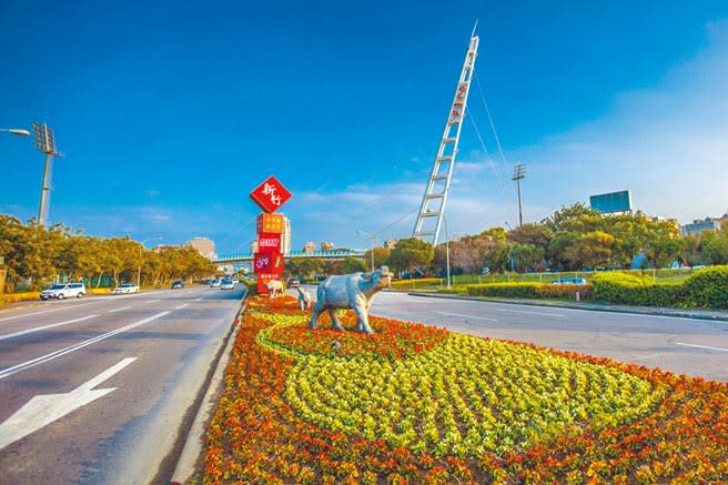 大新竹輕軌捷運計畫將竹北光明六路納入環線路網，規畫路線由光明六路往高鐵特定區，跨頭前溪部分連接台鐵南竹北站及銜接新竹市紅線。（羅浚濱攝）