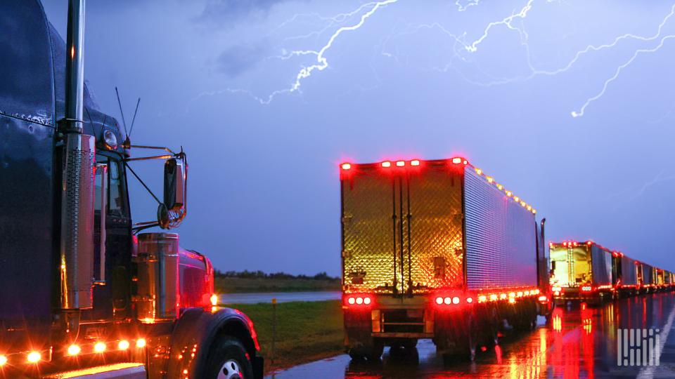 Hurricane Helene is predicted to make landfall Thursday night in Florida. (Photo: Jim Allen/FreightWaves)