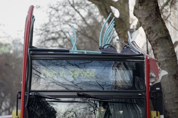 Passenger tells of shock as roof ripped off bus