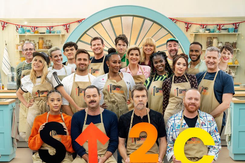 2024 cast for The Great Celebrity Bake Off for Stand Up to Cancer