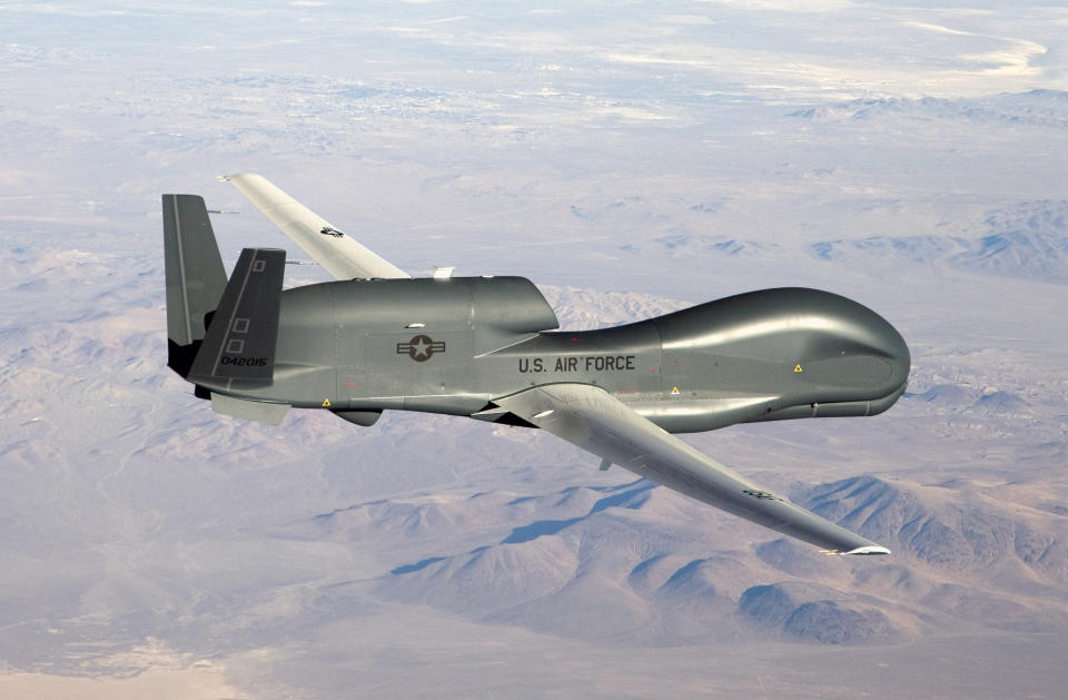 An undated U.S. Air Force handout photo of a RQ-4 Global Hawk unmanned aircraft. (Photo: U.S. Air Force/Bobbi Zapka/Handout/Reuters)