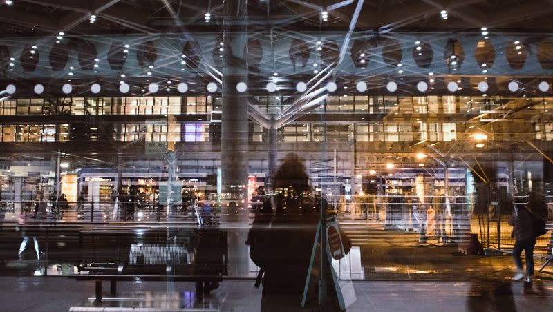 A view through the window of Central Station, The Hague, Netherlands. The Netherlands ranked 4th for countries Gen Z Americans want to move to. 