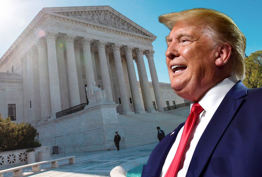 Supreme Court; Donald Trump Getty Images/ Salon
