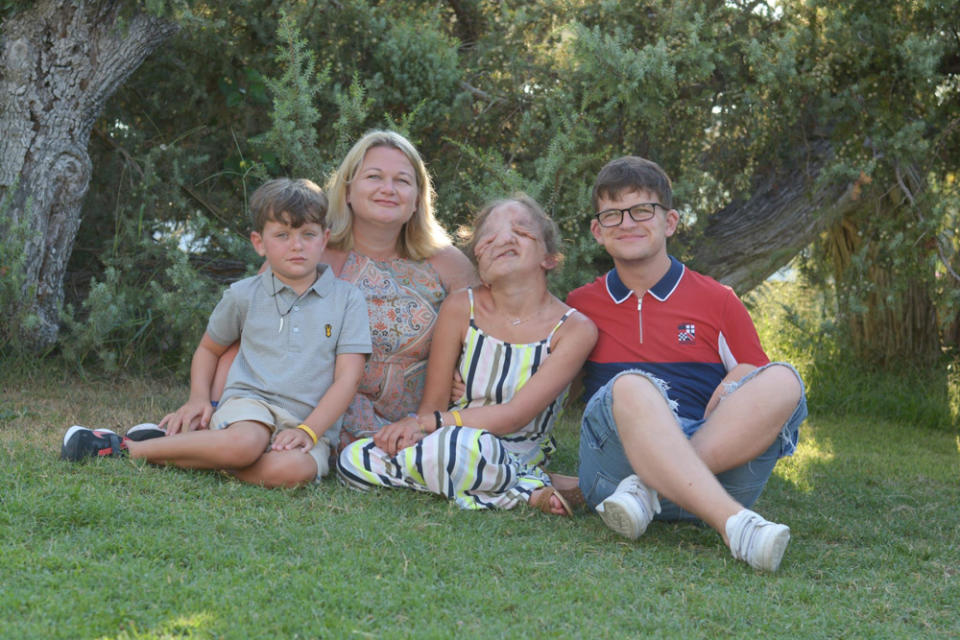 Mum Nicola with her children (Collect/PA Real Life)