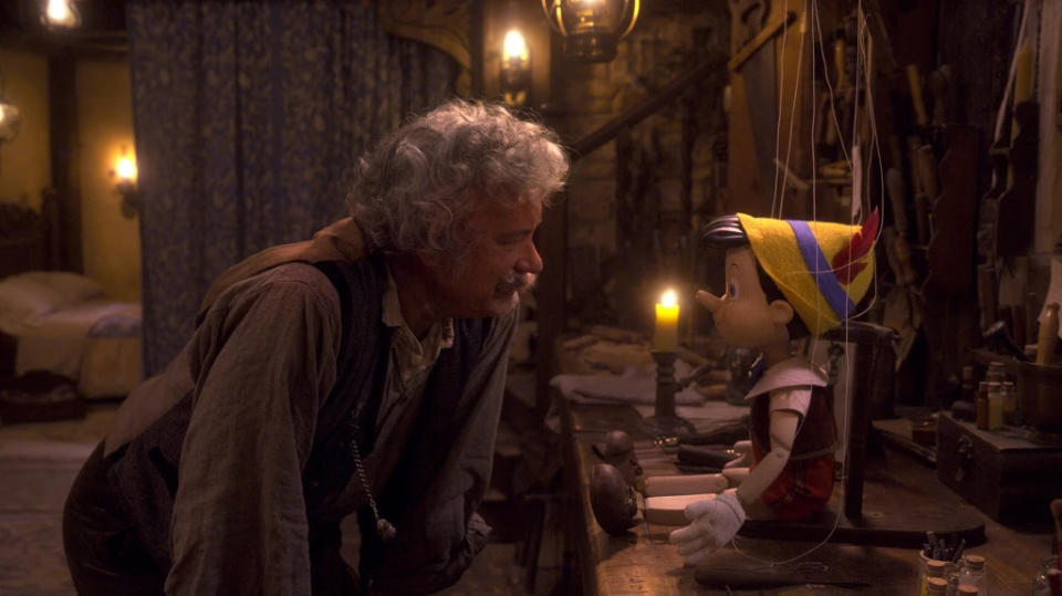 Tom Hanks stars in Pinocchio