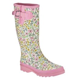 Cheerful rain boots