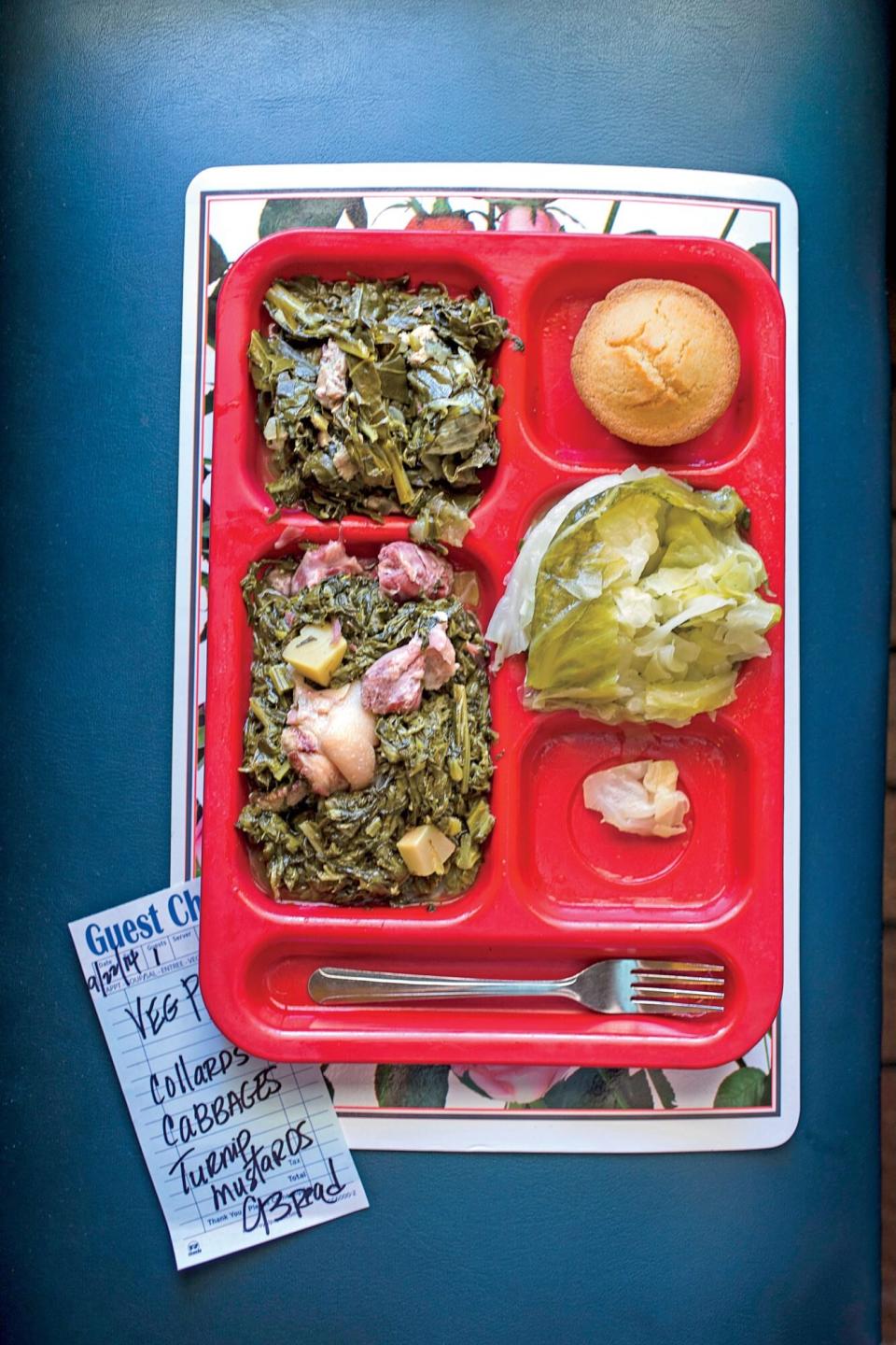 Vegetable Plate at Bully's Restaurant in Jackson, MS