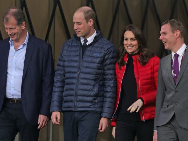 The Duke and Duchess of Cambridge at Villa Park 