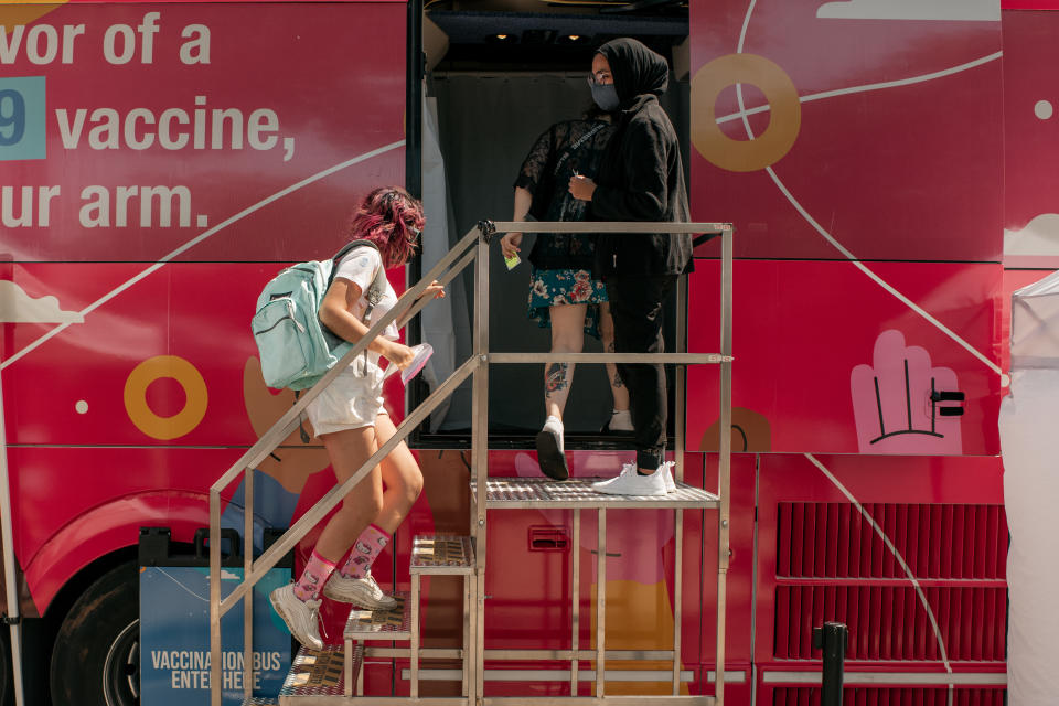 Youth Vaccination Block Party Held In Queens Neighborhood