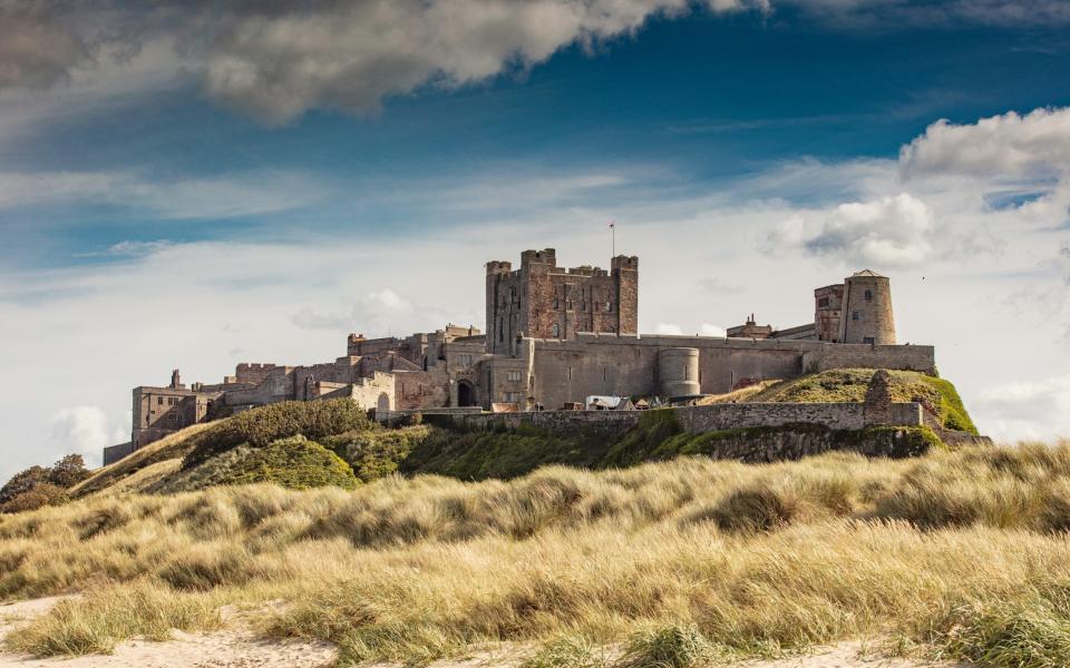 The route passes medieval castles at Warkworth, Dunstanburgh, Lindisfarne and Bamburgh - Gary Lawson