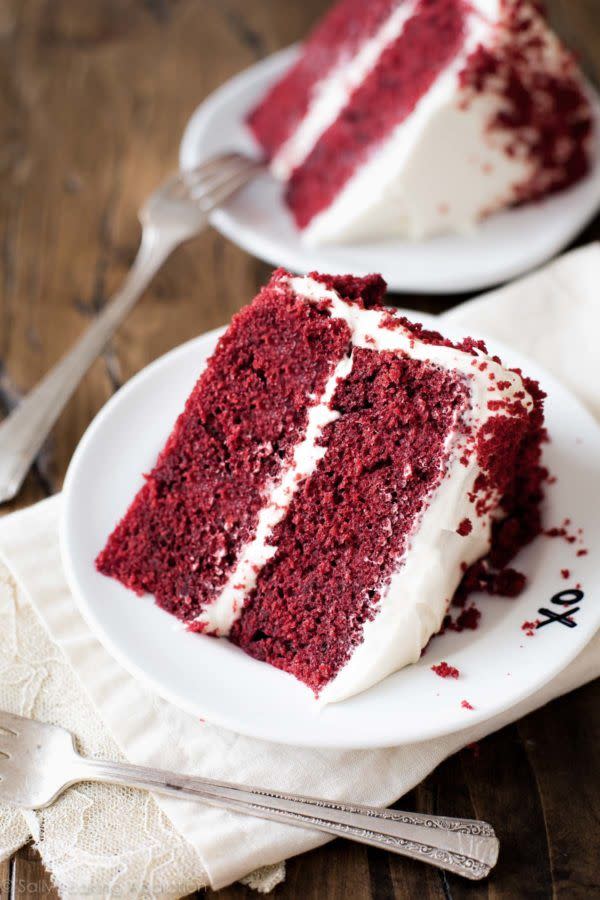 Red Velvet Cake With Cream Cheese Frosting