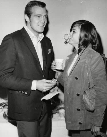 <p>ANL/Shutterstock</p> Lee Majors And Patti Chandler.