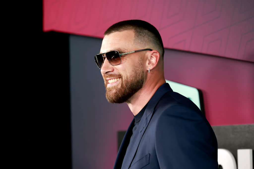 Mainstream Media Is Getting Called Out For Crediting Travis Kelce With Making A ‘Fade’ Haircut Popular | Photo: Emma McIntyre via Getty Images