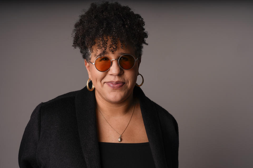 Brittany Howard poses for a portrait in Nashville, Tenn., on Saturday, Jan. 6, 2024, to promote her second solo album "What Now." (AP Photo/George Walker IV)