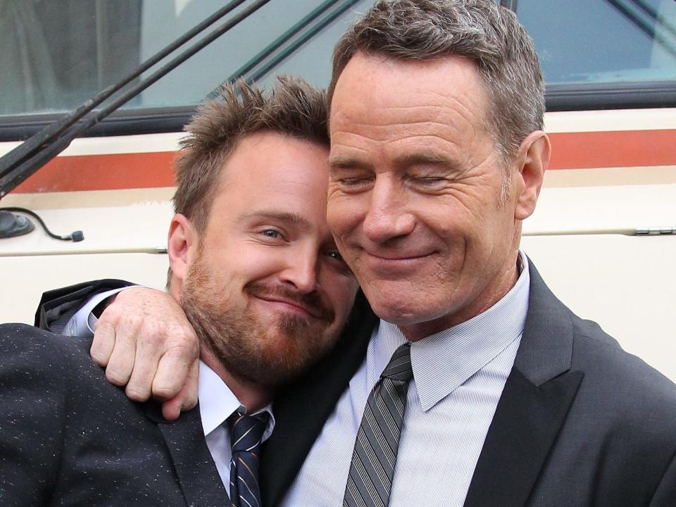 aaron paul bryan cranston july 2013