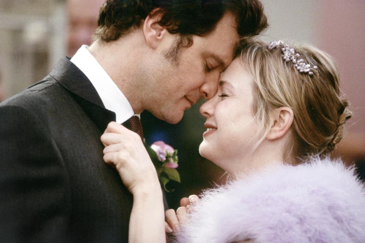 Colin Firth and Renée Zellweger in 'Bridget Jones: The Edge of Reason', 2004: Rex Features