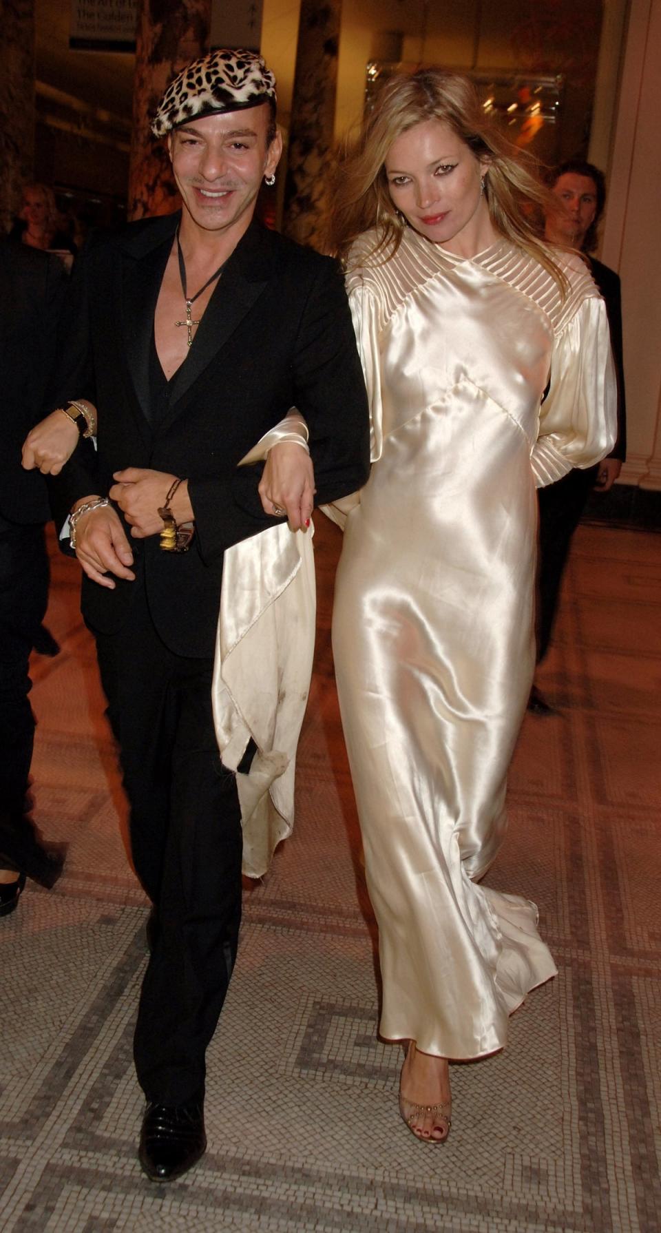 at The Golden Age Of Couture VIP Gala, at the Victoria & Albert Museum with John Galliano on September 18, 2007 (Getty Images)