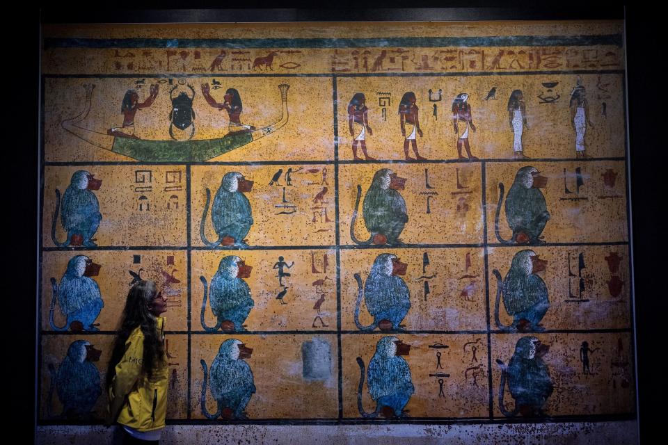 Tutankhamun: Treasures of the Golden Pharaoh exhibition at the Saatchi Gallery