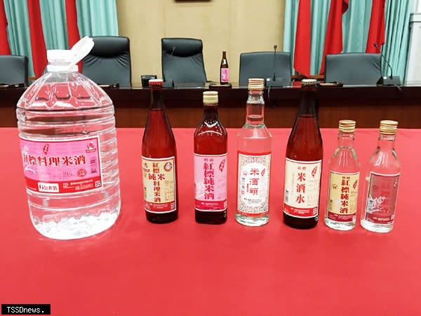 台灣菸酒公司公司的紅標米酒系列相當多元。