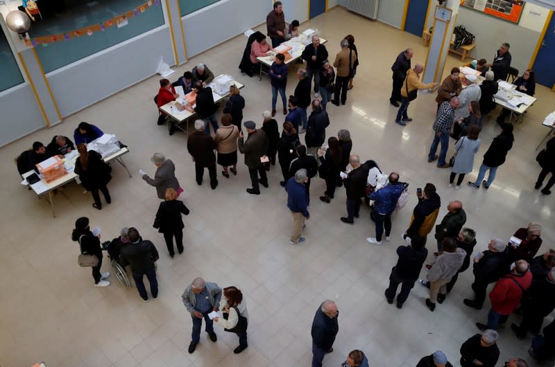 Spain's general election in Barcelona