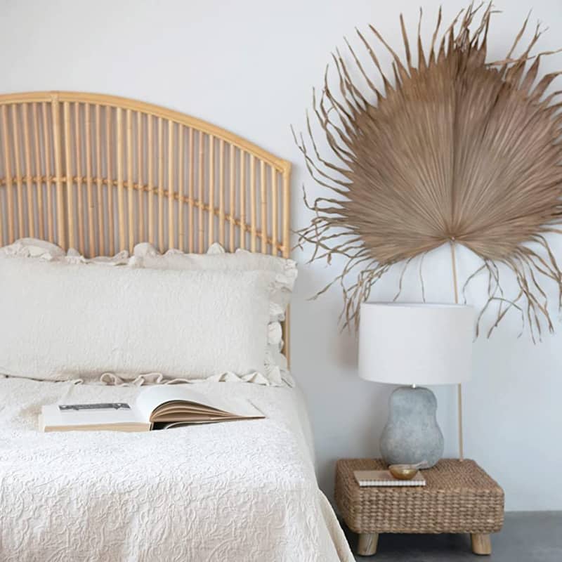 Creative Co-Op Handmade Rattan Headboard