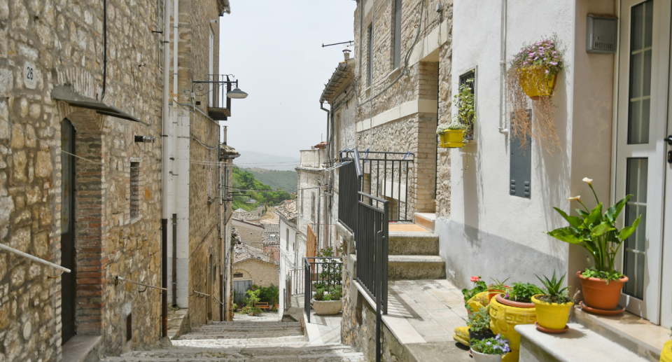 A street in Candela.