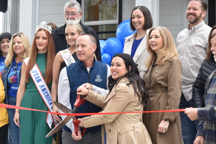 The Children's Justice Center relocated its American Fork center, and hosted a grand opening for its newest location on Saturday, April 27. The CJC offers services to families and children experiencing the physical or sexual abuse of a child. (KTVX/Kayla Baggerly)