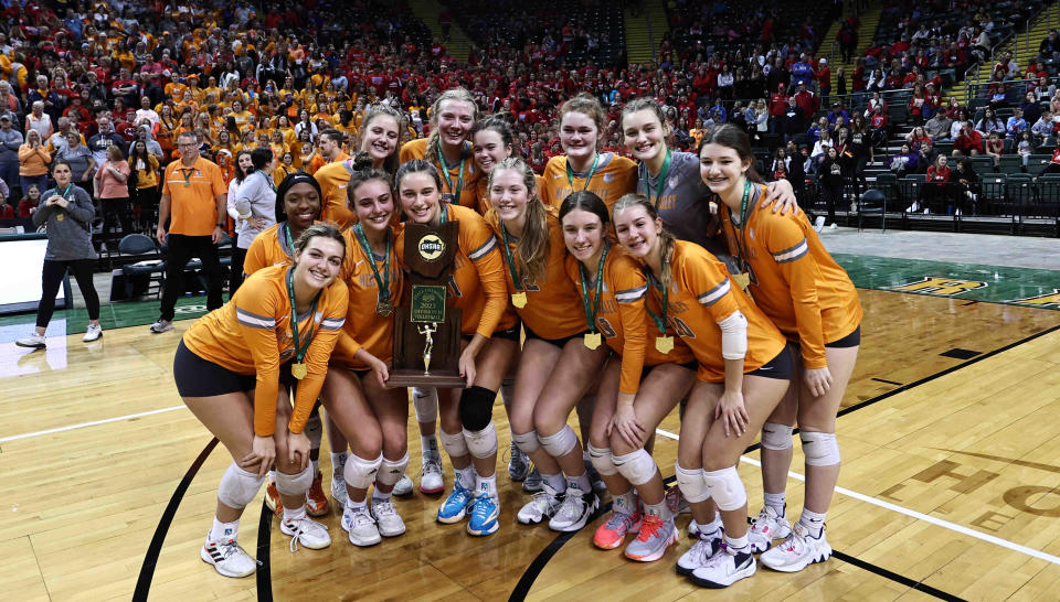 On the way to its Division II state championship, the Mercy McAuley volleyball team played its regional semifinal and final in Vandalia. The OHSAA is working to limit excessive travel during the postseason.